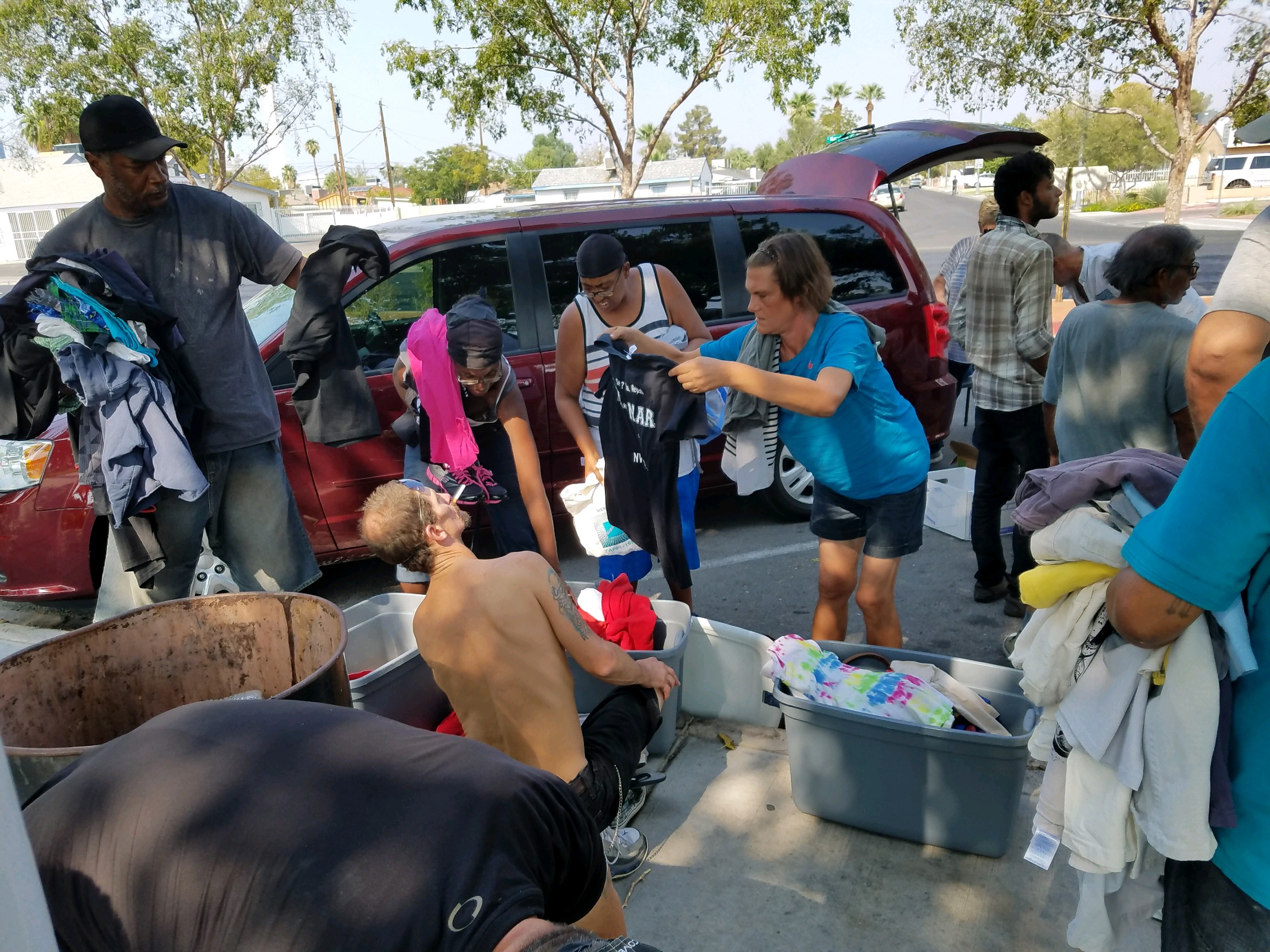 8-11-18 So many clothes to choose from.