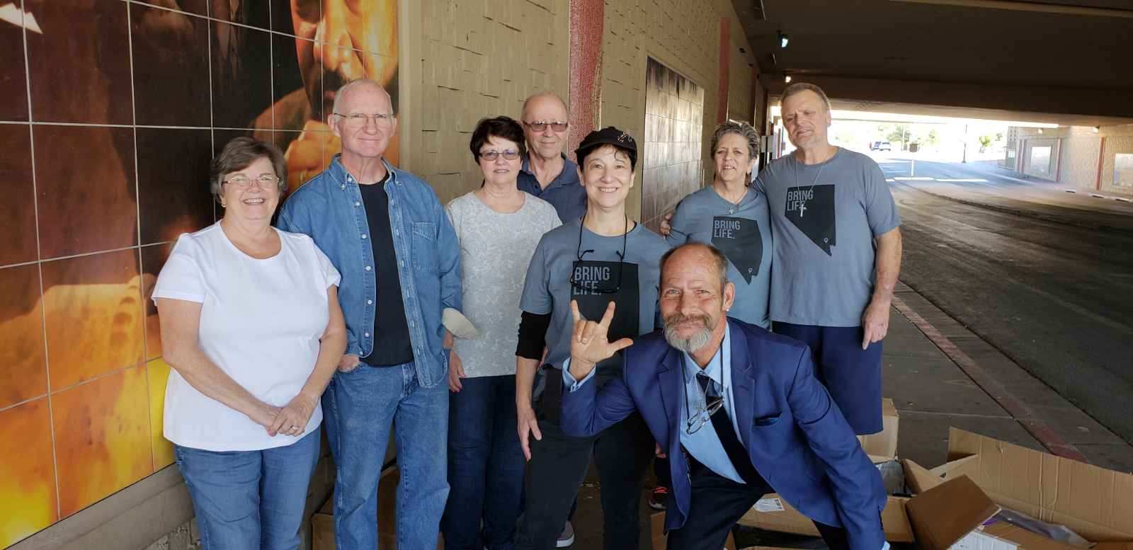 Serve Day October 20, 2018 – Our group with an added volunteer from the streets